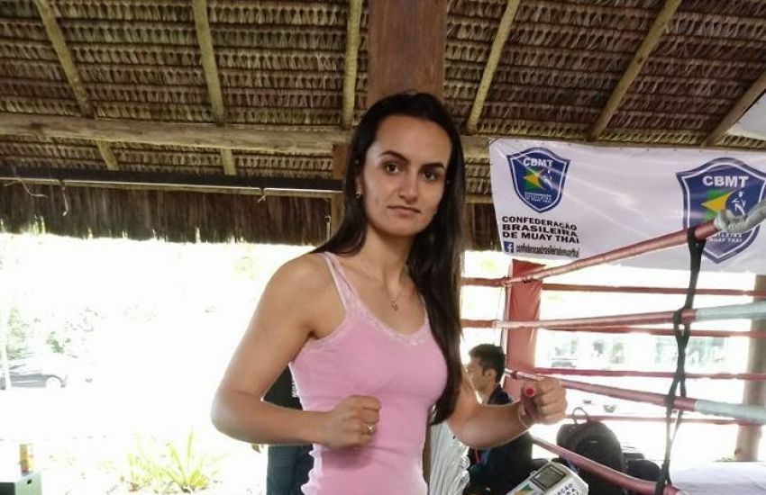 Katrine Farias Solka sagra-se vice-campeã gaúcha de Muay Thai 