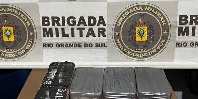 Trio é preso com mais de 5kg de drogas em Pelotas após abordagem da Brigada Militar