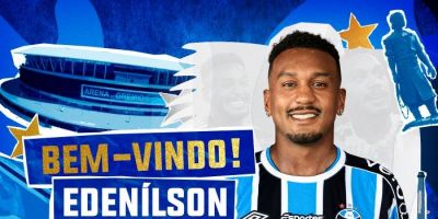 Grêmio anunciou, na tardinha de ontem, acordo para contratação de Edenílson
