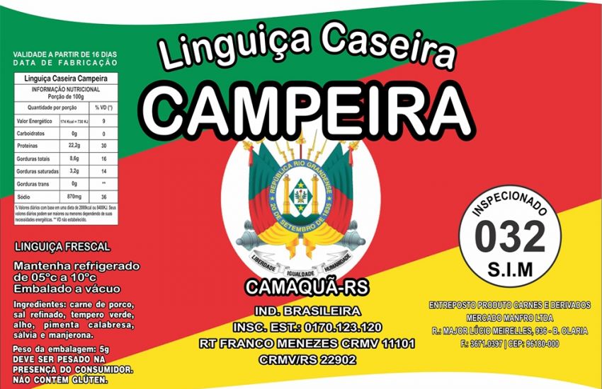 Linguiça Caseira Campeira; agora Camaquã tem um novo aperitivo para o seu churrasco 