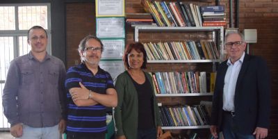 Rodoviária ganha ponto do Literatura na Rua em São Lourenço do Sul