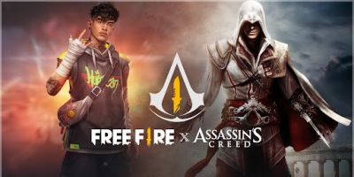 Free Fire anuncia primeiro crossover de 2022 e dá as boas vindas ao Assassin’s Creed®