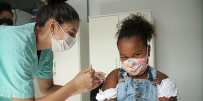 Tapes começa a vacinar crianças de 5 a 11 anos contra a covid-19