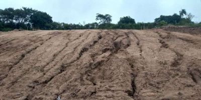 Escritório da Emater de Chuvisca orienta agricultores sobre prática de conservação do solo