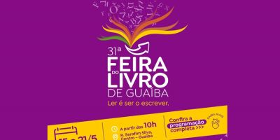 31ª Feira do Livro de Guaíba acontece de 15 a 21 de maio